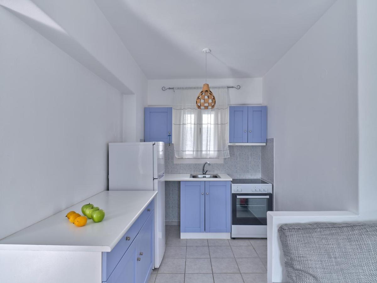 Chung cư 50 m² 2 phòng ngủ, 1 phòng tắm riêng ở Bãi biển Logaras - Pounda Piso Livadi Ngoại thất bức ảnh
